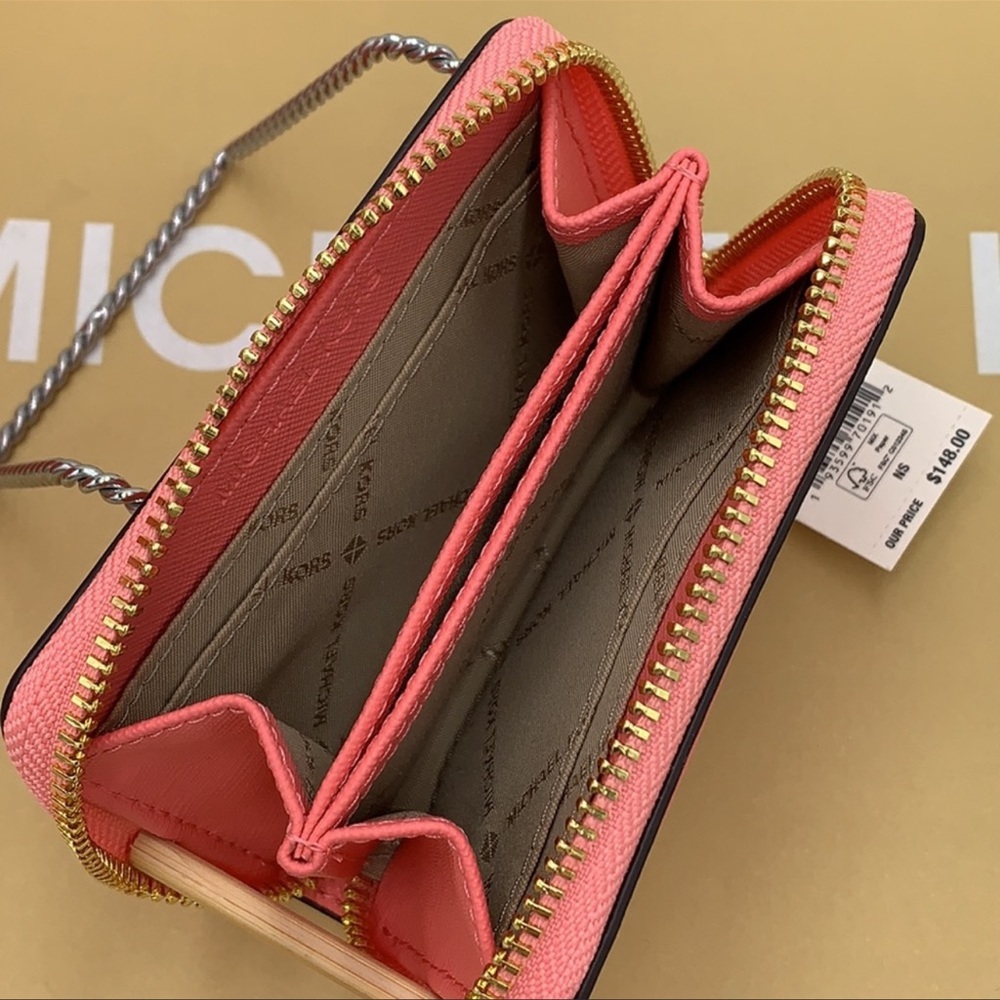 Michael Kors Medium Zip Around Card Case Wallet - Picture 8 of 10
